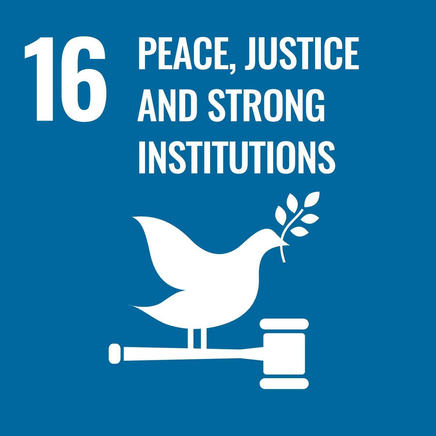 SDG 16 -  Peace, Justice, and Strong Institutions
